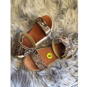Mia snake skin shoe